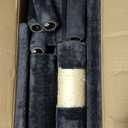 DUMOS 54-inch Indoor Cat Tree Tower Multi-Level Pet House for Large Cats with 2 Condos, Scratching Posts, Round Platform, Small Ladder, and Toys  Perfect for Cats of All Ages, Dark Grey