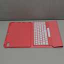Harvopu Compatible for iPad 11th 10th Generation Case with Keyboard, Folio Cover with Pencil Holder, Multi-Touch Trackpad, 7 Color Backlit, Detachable Keyboard for iPad (A16) 11th/10th Gen (Pink) | with Pencil Holder, Multi-Touch Trackpad, 7 Color Backlit, Detachable Keyboard, for iPad, (A16)