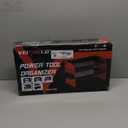 Power Tool Organizer with Charging Station, Heavy Duty Modular Wall Mount Rack for Garage & Shed Organization, 4 Drill Holders, Valentines Day Anniversary Birthday Gifts for Men Him Husband(Black) (3 Layer)