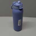 Ello Pop & Fill Stainless Steel Water Bottle with Quick Fill Technology, Double Walled Vacuum Insulated Metal, Leak Proof Locking Lid, Sip & Chug, BPA Free, Holiday Gift for Him Her, 22oz, 32oz, 40oz (Raincloud)