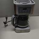 Taylor Swoden 12-Cup Programmable Coffee Maker, Regular & Strong Brew Drip Coffee Machine for Home and Office, Glass Carafe, Pause & Serve, Auto Shut Off, Gray & Stainless Steel