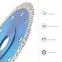 8 Super Thin Diamond Tile Blade Porcelain Saw Blade for Cutting Porcelain Tile Granite Marbles (8") (8 Inch-1pc)