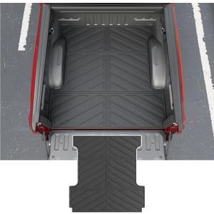 powoq 5.5FT Bed Liner Compatible with 2015-2026 Ford F150 Truck Bed Mat Waterproof Bed Mat TPE Truck Bed Liner Replacement for 2015-2026 Ford F150 Accessories (3-Fold 5.5FT Truck Bed Mat)