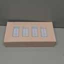 COMI Wide Neck Glass Breastmilk Collection n Storage Bottle, 4 Packs, 6oz with Screw Ring Sealing Disk; Re-markable Sealing Disc. BPA Free, Fits Breast Pumps & Nipples (2 Gray Lids + 2 Pink Lids)