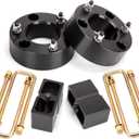 Dynofit 3" Front & 2" Rear Lift Kits for 2007-2024 Silverado 1500 Sierra 1500 (2WD/4WD), Full Suspension Leveling Kit with Front Strut Spacers and Block U-Bolt Set