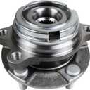 PAROD 513335 AWD Front Wheel Bearing Hub Assembly Compatible with Infiniti G25 G35 G37 Q40 Q50 Q60 Q70 Q70L QX50 QX70 EX35 FX35 EX37 FX37 FX45 FX50 M35 M37 M45 M56