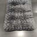 KSIIA Washable Dog Bed Deluxe Plush Dog Crate Beds Comfy Kennel Pad Anti-Slip Pet Sleeping Mat for Large, Jumbo, Medium, Small Dogs Breeds, 23" x 18", Dark Grey