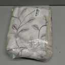 Joyfol Day Rectangle Linen Tablecloth, Heavy Duty Waterproof Tablecloths, Farmhouse Embroidery Leaves Table Cloth with Tassels, Soft Wrinkle Free Table Cover, Coffee Vines, 55''x 70''