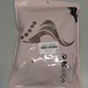 BOGSEA Ombre Pink Wig with Bangs Long Wavy Wigs for Women 26 Inch Middle Part Synthetic Heat Resistant Fiber Wigs for Daily Party Use (Pink)