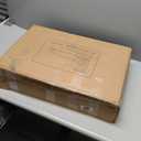 Outdoor Heated Cat House in Winter,Extremely Insulated & Weatherproof,Feral Cat Shelter with Waterproof Eaves & Escape Door for Outside Stray Barn Cat(Dark Grey,25.6"x16.5"x13.4")