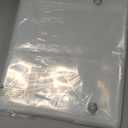 Barossa Design Small Shower Curtain for Shower Stall Size 36 x 72 inches,PEVA - Waterproof, Eco-Friendly, Non-Toxic, Odorless, PVC Free, Metal Grommets (Clear)