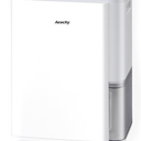 AEOCKY 2500 Sq.Ft Compressor Dehumidifier, Max 50 Pint/D Dehumidifier with Drain Hose for Basement, Home, Bathroom, Bedroom, Intelligent Humidistat, Quiet, 0.5 Gallon Water Tank Capacity