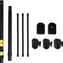 YOUTHINK Adjustable Garland Hanger, Heavy Duty Expandable Holder for Front Door, Wreaths Lights, Suitable for Most Doors