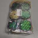 2 x St. Patricks Day Decorations, 36 Pcs Wooden St. Patricks Day Ornaments, Shamrock Hanging Ornaments St Patricks Day Tree Decorations with Twine for Home Party Decor, 12 Styles