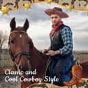 Xtinmee 12 Pieces Cowboy Hats Bulk Adult Cowboy Hats Party Pack Western Cowboy Hat Costume Accessories Western Rodeo Party Supplies