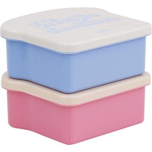 LISI Sandwich Containers, Sandwich Box with Ice Packs, BPA Free Reusable Snack Pack Containers with Lids, Dishwasher Safe Lunch Box for Office Picnic (20oz/590ml)