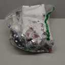 Artoid Mode Watercolor Buffalo Plaid Xmas Tree Merry Christmas Area Rug, Winter Home Decor Low-Profile Washable Area Rugs for Entryway Bedroom Living Room Laundry Room Indoor 5x7 Feet (Black/White)