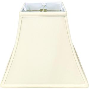 Royal Designs Square Bell Basic Lamp Shade, Eggshell, 6 x 12 x 10.5 (6 x 12 x 10.5, Eggshell)