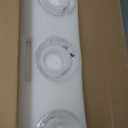 Bathroom Vanity Light Fixtures, Traditional Aged Brass 3 Lights Wall Sconce Lighting with Opal Glass Shade, Porch Wall Mount Light Fixture for Bathroom, Mirror Cabinets Hallway Stairs