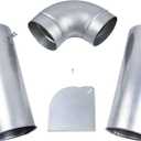 Upgraded 383EEL9001B Dryer Venting Kit Assembly Compatible with LG Kenmore Sears, Replaces 3911EZ9131X 1266802 AH3575086 EA3575086, AP4438852, PS2438605, EAP2438605, Adjustable, Standard length