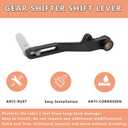 Motorcycle Gear Shifter Shift Lever Pedal Replacement for Yamaha MT-07 MT07 2020-2024 XSR700 2021-2024 CNC Aluminum Gear Shift Lever