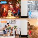 Door Sweep 38" Cuttable, Innovative Double-Layer Design with Brush Under Door Draft Stopper for Bottom of Door, Tool-Free Install Bottom Door Seal, Reusable Door Draft/Noise Blocker, Black