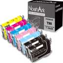 7 Packs T098 T099 Remanufactured Ink Cartridge Replacement for Epson 98 99 for Artisan 700 710 725 730 800 810 835 837 Printer (2 Black,1 Cyan,1 Magenta,1 Yellow,1 Light Cyan,1 Light Magenta)