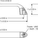 4 Inch Universal Pull Handle. Fits Trash & Laundry Chute Bottom & Side Hinged Doors. Hardware Parts