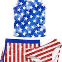 uideazone Girls 3 Piece Bathing Suit Summer UPF 50+ Racerback Swimsuit with Shorts Beach Tankini Sets 14-15 Years