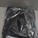 Lusso Gear Car Seat Protector for Baby Car Seat - Thick Padding - Seat Protector Under Baby Car Seat with 2 Mesh Storage Pockets - Black Waterproof Baby Car Seat Protector - Non-Slip Padded Backing (1-Pack Black)