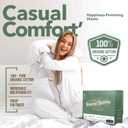 TEXAS LINEN CO. 100% Organic Cotton Sheets Full Size - 4 PC Organic Cotton Full Size Percale Weave Sheet Set, Soft, Cooling, Crisp & Breathable, 16" Deep Pocket Hotel Quality Bedding Set - Sage Green