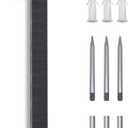 8 Inch House Numbers For Outside modern,Address Numbers For Houses Numbers For Address On House Metal Black Large Modern House Number Door Numbers For House Floating Flush Mount Aluminum Black Number (1)