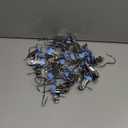 Yinder 250 Pcs Boot Hangers Clips Laundry Hooks Hanging Stainless Steel Clothes Pins Portable Clip Hangers for Closet Travel Socks Pants Handbags Hats Towels (Blue)