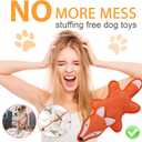 5 Pack No Stuffing Squeaky Dog Toys for Large Dogs - Interactive Durable Plush Chew Toy with Crinkle Paper, Safe Pet Toy for Small to Large Breed, Ideal for Puppy Gifts & Tug of War Toys