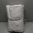 Bedsure Cotton Duvet Cover Queen Size - Luxury Slub Weave 100% Cotton Duvet Cover with a Linen-Like Textured, Easy Change Durable Bedding, Ivory, 90" x 90" 