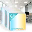 Deamoris 6 Pack 2x2 LED Flat Panel Light,3000K-6500K & 5 Wattage Selectable