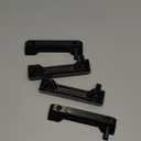 4Pcs Mounting Feet for ToughBuilt StackTech,Mounting Plate Brackets Cleats Compatible with ToughBuilt StackTech,Black