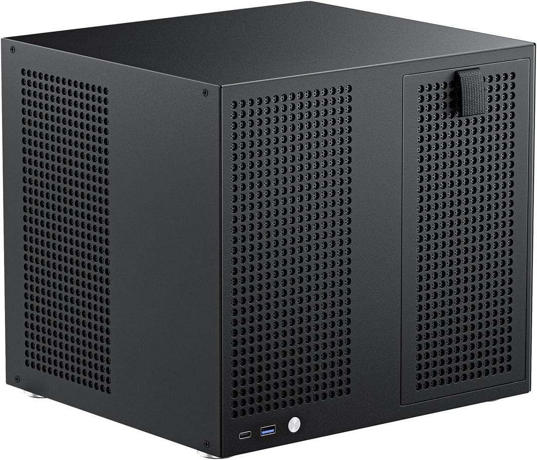 8 Bay NAS Case, MATX/ITX Computer Case, 8x3.5'' HDD+2x2.5'' SSD Drive Bays NAS PC Chassis, Support 170mm ATX PSU, 55mm-Height CPU Cooler, 4 Full-Height PCIe Slot, with 120mm Fan Mounts - Black
