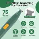 Dog Ear Hair Removal Tool 30g Ear Powder, 5.5" Hemostat & Electric Dog Ear Trimmer Helps Reduce Wax & Odor Grooming Kit for Schnauzers, Poodles & Breeds with Ear Hair