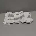 Pair of Thieves Men's Athletic Cotton Crew Socks - 6 Pack Cushioned Comfort Socks for Sports, Work & Casual Wear (White)