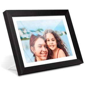 2K 10 Inch Digital Picture Frame with WiFi App Contol, High Resolution IPS Touch Screen Photo Frame, Easy Setup, Free App, Wall Mountable Cloud Digital Photo Frame