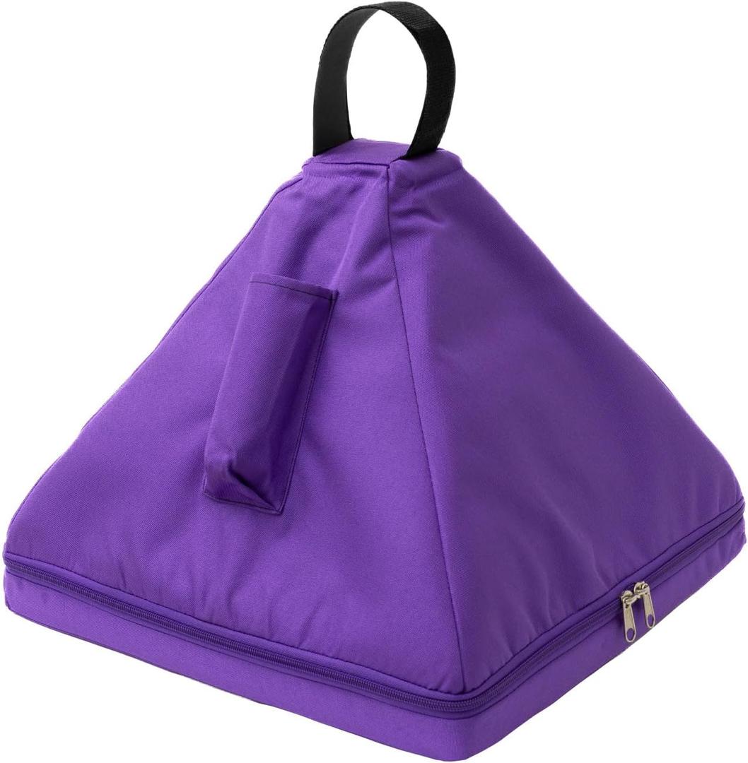 Unlimited Purple Cases for 10" to 16" Crystal Pyramids - Includes One Case/Great for Travel/Perfect Fit