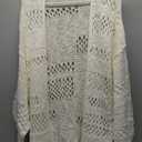 Fisoew Womens Crochet Sleeveless Dress Casual Summer V Neck Boho Knit Cover Up Beach Vacation Midi Tank Dresses Beige M