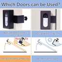 Anti-Theft Video Doorbell Mount, No Drill Ring Doorbell Holder for Apartment Hotel Rental Homes, Compatible with Ring Wireless Video Doorbell 4/3/3 Plus/2/1/Pro/2021/(2020 Release)