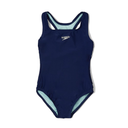 Speedo Girl's Swimsuit One Piece Closed Racerback Size 12