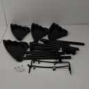 Tension Pole Corner Shower Caddy Black