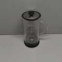 Forlife Cafe Style Glass Coffee/Tea Press 32-Ounce - Black