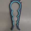 Otstar Jar Opener Bottle Opener and Can Opener for Weak hands, Seniors with Arthritis and Anyone with Low Strength, Mutil Jar Opener Get Lids Off Easily (Blue and Grey)