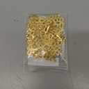 Scicalife 100Pcs Gold Bow Charms for Jewelry Making Alloy Bowknot Pendants for Earrings Necklaces Bracelets DIY Craft Accessories 0.7 Inch Size