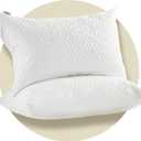 CoolShields Pillow Protector (2 Pack) Queen Waterproof Zippered Pillow Covers, Hypoallergenic, Premium Pillowcase Encasement for Better Sleep, Size: Queen - 20" x 30"
